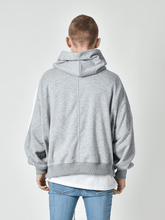 Load image into Gallery viewer, Oversized Track Hoodie - Heather Grey

